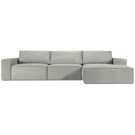 Carlo 4-seater corner sofa in Milo Casa corduroy fabric