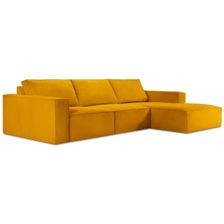 Carlo 4-seater corner sofa in Milo Casa corduroy fabric