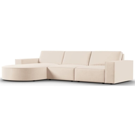 Sofa narożna Carlo 4 os. 289/166 w aksamitnej tkaninie producenta Milo Casa.