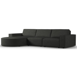 Corner side: Left Kolor tapicerki: shades of black Sztruks: Black Fjo19 