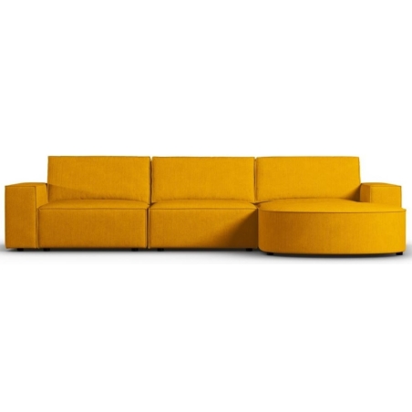 Carlo rounded 4-seater corner sofa in Milo Casa corduroy fabric