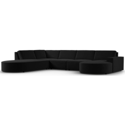 Corner side: Left Kolor tapicerki: shades of black Aksamite: Black Blu19 