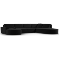 Corner side: Rights Kolor tapicerki: shades of black Aksamite: Black Blu19 