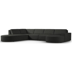 Corner side: Left Kolor tapicerki: shades of black Sztruks: Black Fjo19 