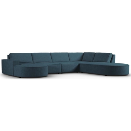 Sofa panoramiczna Carlo 5 os. 368/262 w sztruksowej tkaninie producenta Milo Casa. Sofa panoramiczna Carlo 5 os. 368/262 w sztruksowej tkaninie producenta Milo Casa.
