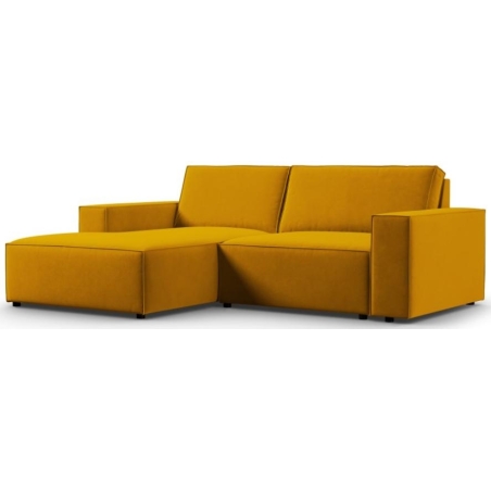 Carlo 3-seater corner sofa in Milo Casa velvet fabric
