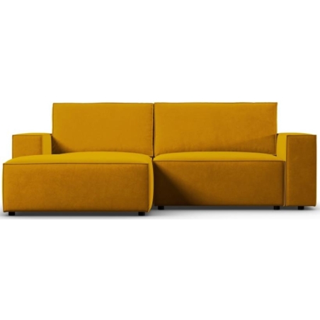 Sofa narożna 3 os. Carlo w aksamitnej tkaninie Milo Casa