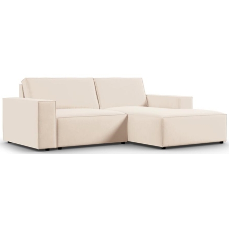 Corner side - Rights, colour - shades of beige, Milo Casa colour scheme Velvet - Light Beige Blu22