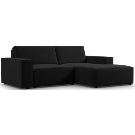 Carlo 3-seater corner sofa in Milo Casa velvet fabric