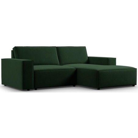 Carlo 3-seater corner sofa in Milo Casa velvet fabric