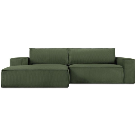 Carlo 3-seater corner sofa in Milo Casa corduroy fabric