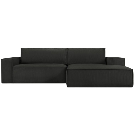 Carlo 3-seater corner sofa in Milo Casa corduroy fabric