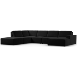 Corner side: Left Kolor tapicerki: shades of black Aksamite: Black Blu19 