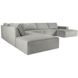 Corner side: Left Kolor tapicerki: shades of grey Sztruks: Light Gray Fjo08 