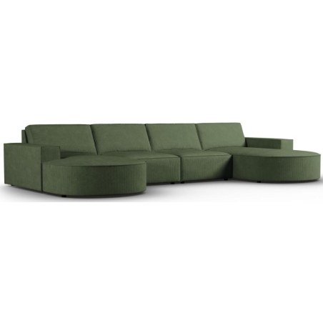 Sofa panoramiczna Carlo 5 os. 372/166 w sztruksowej tkaninie	producenta Milo Casa.