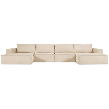 Sofa panoramiczna 5 os. Carlo 372/166 w sztruksowej tkaninie Milo Casa