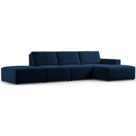 Corner side - Rights, colour - blues and grenades, Milo Casa colour scheme Velvet - Royal Blue Blu86