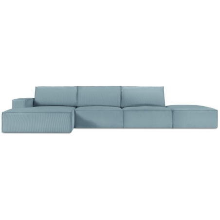 Corner sofa 5 seater. Carlo in Milo Casa corduroy fabric
