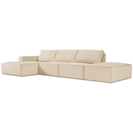 Corner sofa 5 seater. Carlo in Milo Casa corduroy fabric