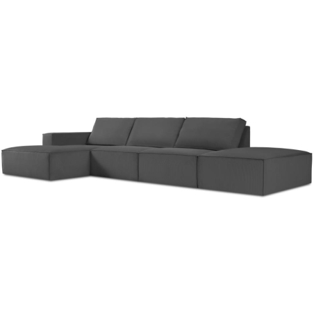 Corner sofa 5 seater. Carlo in Milo Casa corduroy fabric