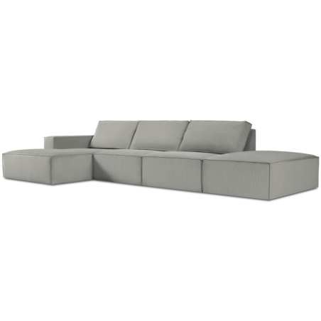Corner sofa 5 seater. Carlo in Milo Casa corduroy fabric