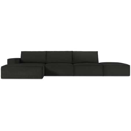 Corner sofa 5 seater. Carlo in Milo Casa corduroy fabric