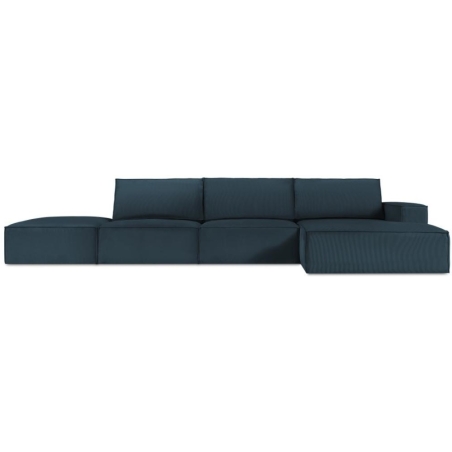 Corner sofa 5 seater. Carlo in Milo Casa corduroy fabric