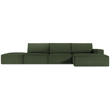 Corner sofa 5 seater. Carlo in Milo Casa corduroy fabric