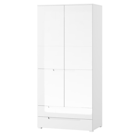 Wardrobe Selene white gloss Type 28 Szynaka Meble