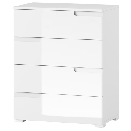 Chest of drawers Selene white gloss Type 04 Szynaka Meble
