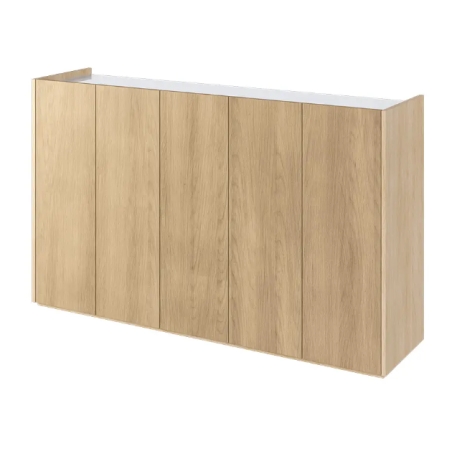 Easy EA-01 dresser oak scandi/white gloss Lenart