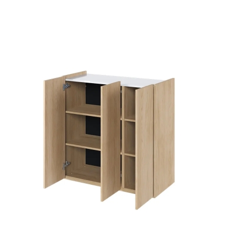 Easy EA-03 dresser oak scandi/white gloss Lenart