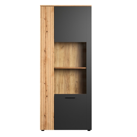 Esteban 80cm cabinet REG1W1D/80 graphite/oak evok BRW