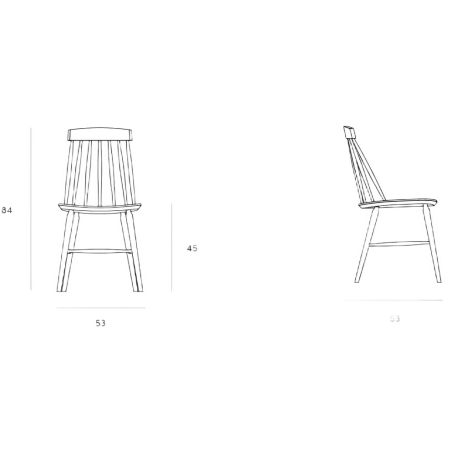 Antilla chair A-9882 Beech Paged