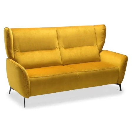 kolor - odcienie żółtego, Gala Tkaniny Gr.A - Solo 257, Gala kolorystyka nozek bez chrom - Czarny