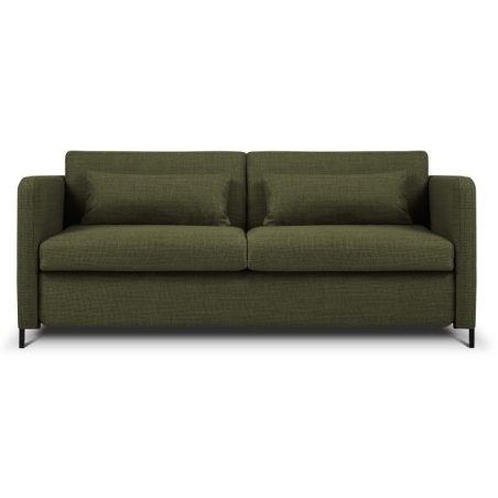 Sofa 2-osobowa Yanis Tkanina Strukturalna zielona ciemna Christian Lacroix