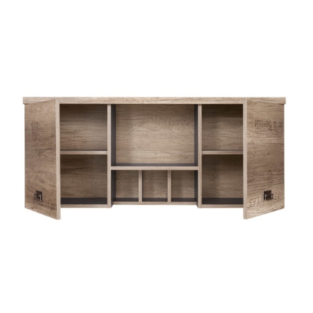 Malcolm cabinet 120cm x 51cm x 31cm Black Red White