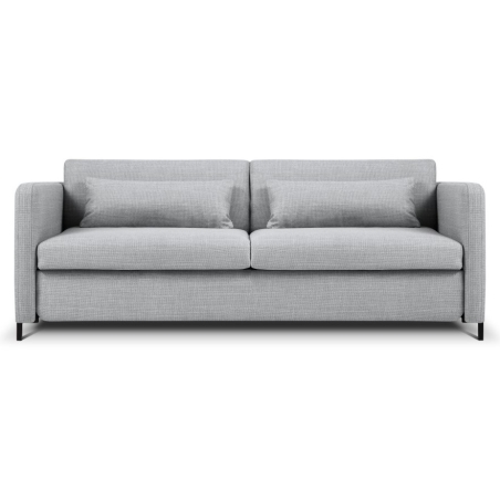 Sofa 3-os. z funkcją spania Tkanina Strukturalna jasna szara Yanis Christian Lacroix