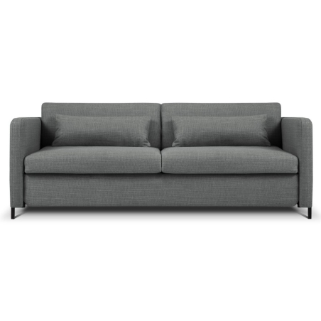 Sofa 3-os. z funkcją spania Tkanina Strukturalna szara Yanis Christian Lacroix