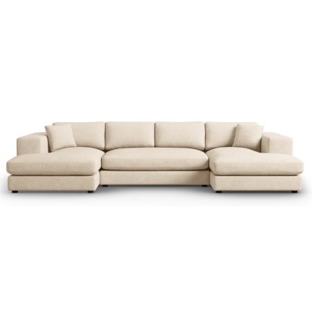 Tendance panoramic corner sofa structural fabric Christian Lacroix