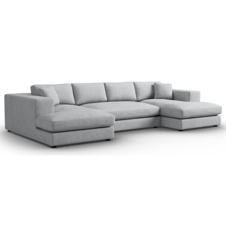 Tendance panoramic corner sofa structural fabric Christian Lacroix