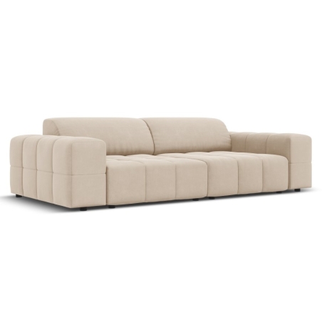 Luc three-seater sofa in velour by Christian Lacroix