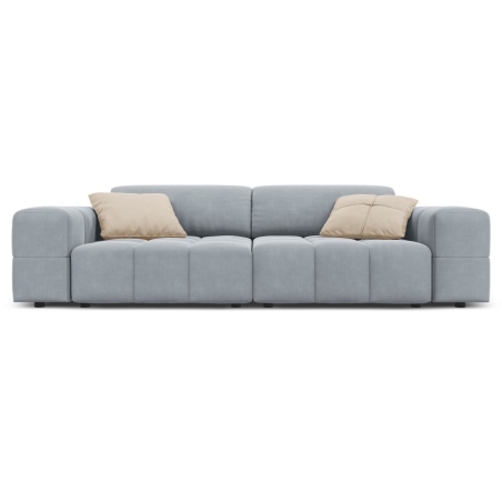Sofa trzyosobowa Luc welur Christian Lacroix jasny niebieski