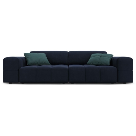 Sofa trzyosobowa Luc welur Christian Lacroix ciemny niebieski
