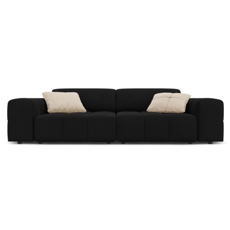 Sofa trzyosobowa Luc welur Christian Lacroix czarny