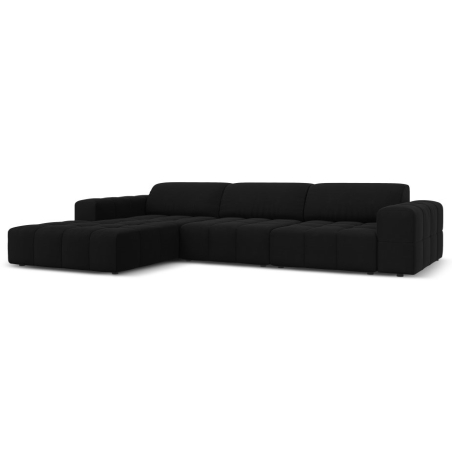 Luc 4-seater sofa bed in velour by Christian Lacroix