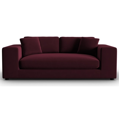 Sofa trzyosobowa Tendance aksamit Christian Lacroix ciemny czerwony