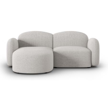 Strona narożnika - Lewa, kolor - odcienie szarego, Micadoni Blair Szenil (Legacy) - Szenil (Leg20) / Srebrny melanż