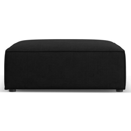 colour - shades of black, Arendal chenille with corduroy effect Cosmopolitan-design - Noir (Bra6)