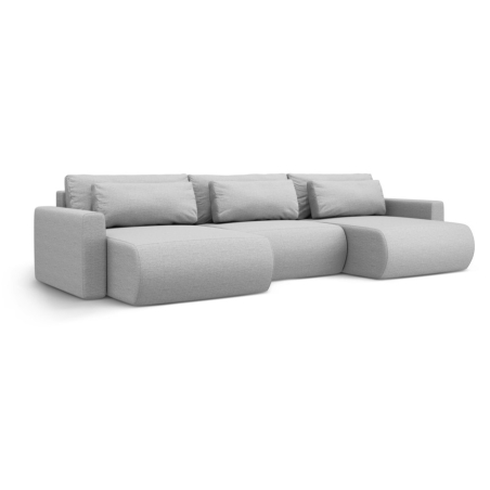 4-seater corner sofa with sleeping function Belfast Structural fabric Cosmopolitan-design